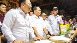 Mendagri Tito Karnavian saat Mengunjungi Pasar Induk Rau, Kota Serang.  (Dok)