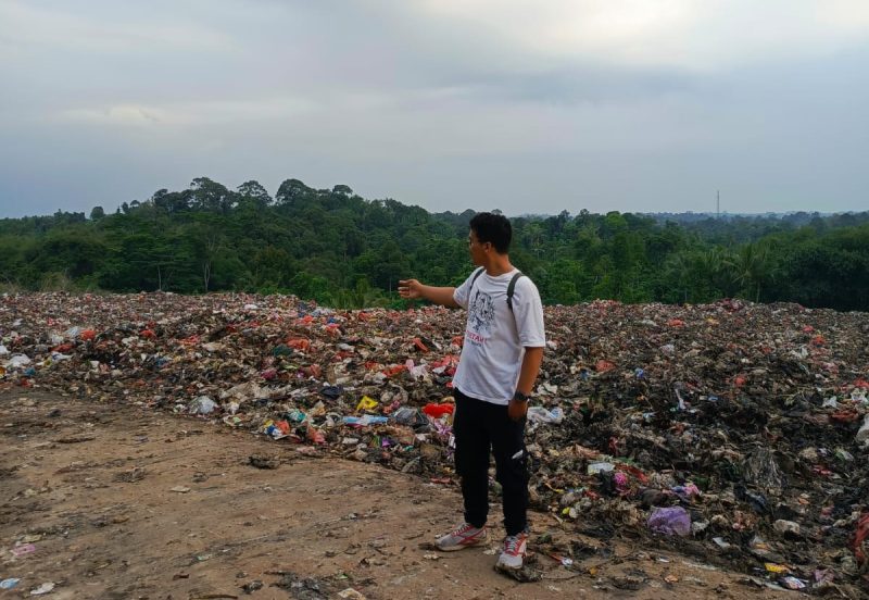 Suasana di TPA Bangkonol, Kecamatan Koroncong. (Total Banten)