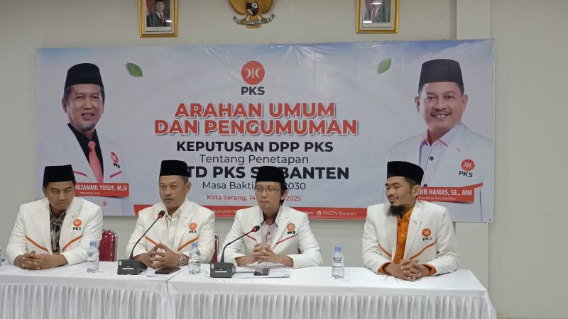 DPW PKS Banten Umumkan DPD Periode 2025 -2030