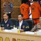 Polda Banten saat Konferensi Pers Kasus Begal Solar di Tol Tangerang-Merak. (Istimewa)