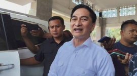 Wakil Gubernur Banten, Dimyati Natakusumah saat Memberikan Keterangan Pers. (Ist)