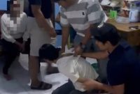 Penyidik Polres Serang saat Meringkus Dua Begal Motor di Cikande, Kabupaten Serang. (Dokumentasi)