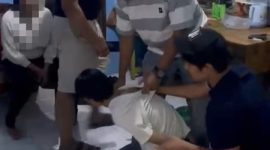 Penyidik Polres Serang saat Meringkus Dua Begal Motor di Cikande, Kabupaten Serang. (Dokumentasi)