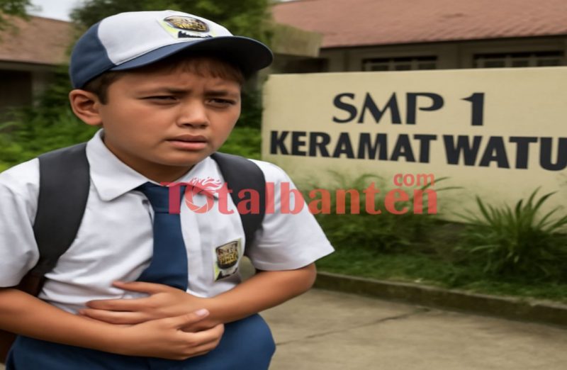 Ilustrasi Dugaan Keracunan Makanan di SMPN 1 Kramatwatu, Kabupaten Serang. (Dok. TotalBanten.com)