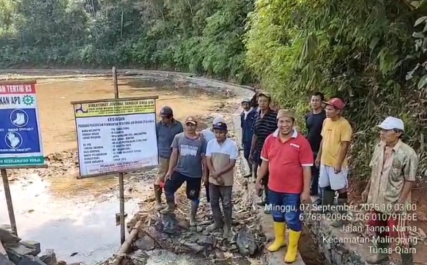 Sejumlah Kelompok Tani di Lebak memberikan penjelasan terkait isu pemotongan. (dok)
