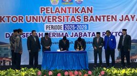 Pelantikan Rektor baru UNBAJA, Dadang Herli Saputra, berjalan dengan khidmat dan Lancar, Periode 2025-2029.