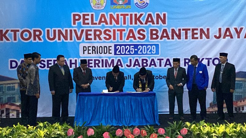 Pelantikan Rektor baru UNBAJA, Dadang Herli Saputra, berjalan dengan khidmat dan Lancar, Periode 2025-2029.