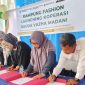 Penandatanganan MoU saat peluncuran Kampung Fashion Rhamala (Dok)