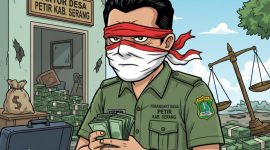 Ilustrasi Perangkat Desa Petir (FOTO: Gemini AI)