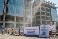 Ilustrasi Pembangunan Gedung Pendidikan. (Istimewa/Gemini.AI)