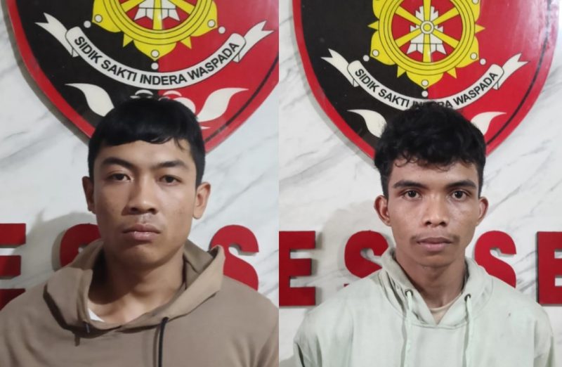 Dua Pelaku Begal yang Diringkus Tim Resmob Polres Serang. (Istimewa)