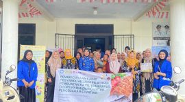 Kader posyandu dan tim pemberdayaan masyarakat STIkes Salsabila Serang