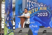 Wali Kota Tangerang, Sachrudin saat memberikan sambutan. (Dok)