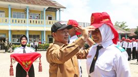 Wakil Bupati Serang Nazib Hamas Menekankan Nilai Kedisiplinan pada Peserta Pusdiklat Paskibra Sebagai Pionir di Sekolah