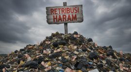 Ilustrasi Retribusi Sampah 'Haram' (Foto dikembangkan AI/Gemini)