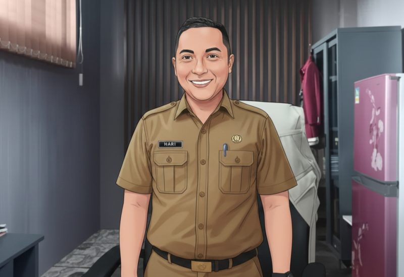 Anime Kepala Bapenda Kota Serang, Hari W Pamungkas. (GeminiAI)