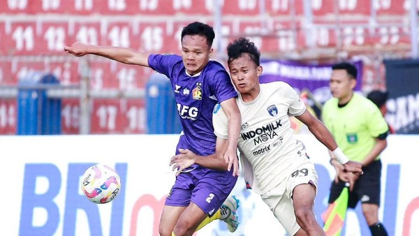 Liga 1; Persita Tangerang Vs Persik Kediri Babak Pertama Berakhir Imbang. (Dok)