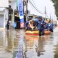 Banjir di Kota Tangerang. (Amanda/Total Banten)