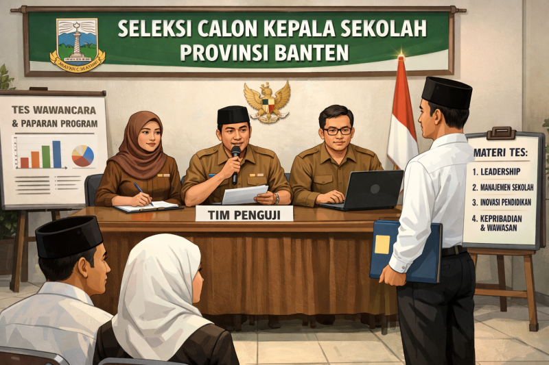 Persaingan Rebut Kursi Kepala Sekolah Berlangsung Ketat, 7000 Calon Kepala Sekolah Siap Bersaing.