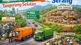 Warga Jakung Setuju, Uji Coba Pengiriman Sampah Tanggerang Selatan ke Serang TPA Cilowong