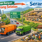 Warga Jakung Setuju, Uji Coba Pengiriman Sampah Tanggerang Selatan ke Serang TPA Cilowong