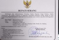 Dorong Pelestarian Seni dan Ekonomi Kreatif,, Bupati Serang Ratu Rachmatizakiyah adakan Pelantikan Pejabat Pemerintah Kabupaten Serang di Kampung Seni Yudha Asri, Kecamatan Bandung.