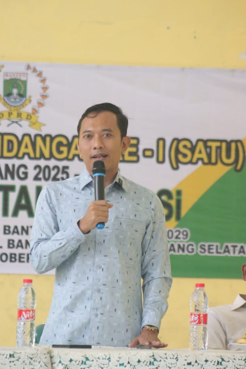 Anggota DPRD Banten fraksi PKB, Dr. M. Aly Taufiq
