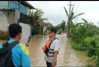 Sejumlah Kampung di Kecamatan Pamarayan, Kabupaten Serang, terendam banjir. (Foto. Saepul Arifin/Total Banten)