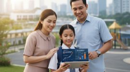 Ilustrasi IPM Kota Tangerang. (Gemini.AI)