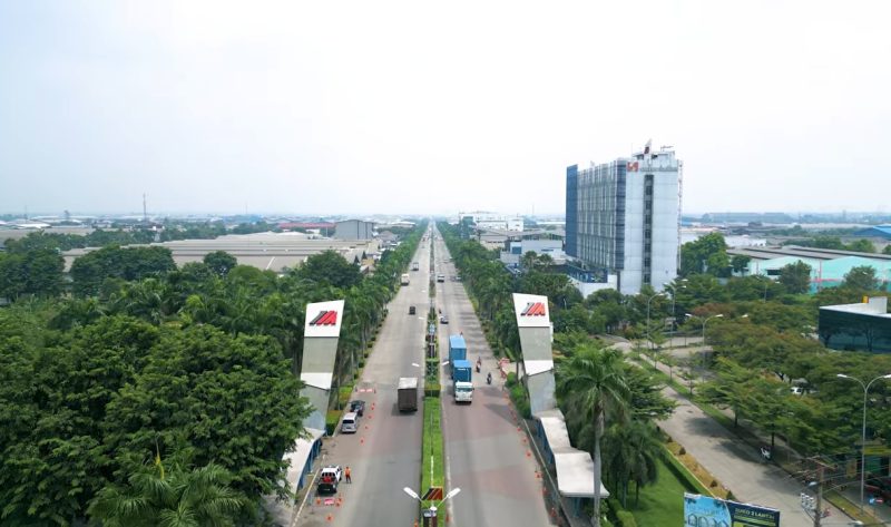 Kawasan Industri Cikande, Kabupaten Serang. (Dok)