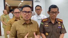 Wakil Wali Kota Tangerang Selatan, Pilar Saga Ichsan saat memberikan keterangan pers. (Amanda)