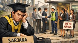 Ilustrasi Sarjana Menganggur. (GeminiAI)