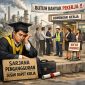 Ilustrasi Sarjana Menganggur. (GeminiAI)