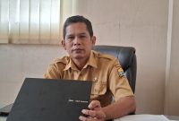 Kepala Bagian (Kabag) Persidangan DPRD Kota Serang, Evan Rivana, memberikan keterangan Kepada pers, selasa (3/3/2026) (Doc: Totalbanten). 