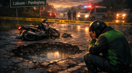 Kecelakaan Akibat Jalan Berlubang di Pandeglang Menewaskan Satu Penumpang Meninggal, Tukang Ojek Ditetapkan Tersangka