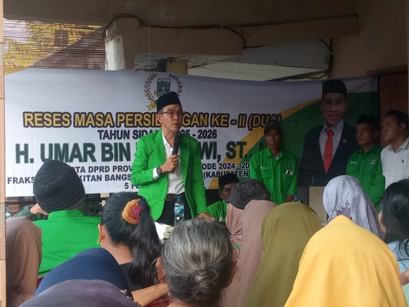 Umar bin Barmawi, Siap Realisasikan Aspirasi Masyarakat Kampung Bugel, Desa Pasir limus, Kecamatan Pamarayan, di Reses Masa Persidangan Ke II, (Dok:Ipung).