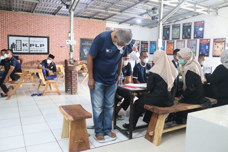  Dinas Kesehatan Kolaborasi dengan Lapas Serang Lakukan Test HIV Pada Warga Binaan
