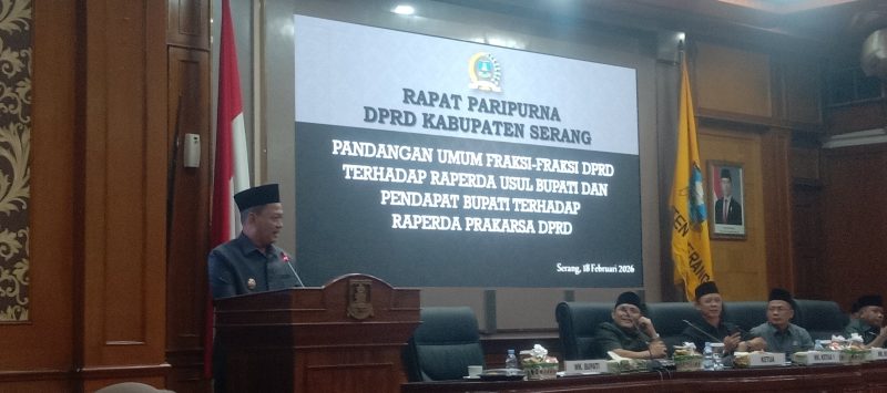 DPRD dan Pemerintah Kabupaten Serang Sepakati 12 Raperda di Tahun 2026, Lingkungan dan Pendidikan Menjadi Fokus Utama, (Dok:Ipung).