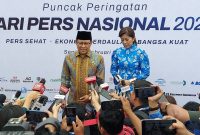 Peringatan Hari Pers Nasional 2026, Menteri Koordinator Bidang Pemberdayaan Masyarakat Muhaimin Iskandar Tekankan Daya Kritis Pers di Tengah Teknologi Digital.