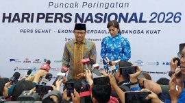 Peringatan Hari Pers Nasional 2026, Menteri Koordinator Bidang Pemberdayaan Masyarakat Muhaimin Iskandar Tekankan Daya Kritis Pers di Tengah Teknologi Digital.