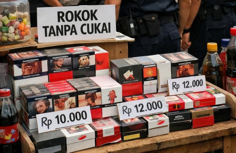 Ilustrasi Rokok Tanpa Cukai