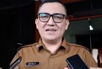 Kepala Bapenda Banten, Berli Rizky Natakusumah saat menjelaskan mekanisme pemberian insentif berbasis kinerja bagi sekitar 1.000 petugas pemungut pajak di lingkungan Pemerintah Provinsi Banten. (Doc)