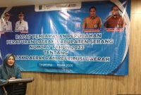 OPD Kabupaten Serang Bahas Perubahan Peraturan Daerah Nomer 7 Tahun 2023 Tentang Pajak dan Retribusi Daerah di Tanggerang, Selasa (3/3/2026) Doc : Ist/Totalbanten.