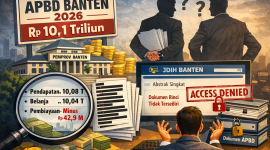 Ilustrasi: APBD Banten 2026, Doc (AI)