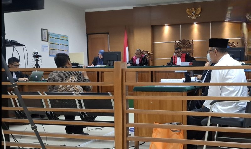 Suasana Sidang Mar-Up PDAM Lebak di PN Serang, Dok (Dir/Totalbanten.com)