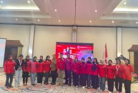 GMNI Kota Cilegon, memberikan keterangan kepada Pers, Doc (Sifullah/Totalbanten.com)