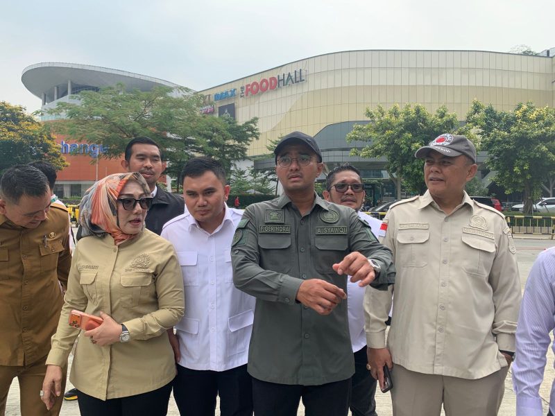 Pansus RTRW DPRD Kota Tangerang Selatan menemukan adanya alih fungsi Kali Ciputat yang menjadi Mall Bintaro XChange. (Dok)