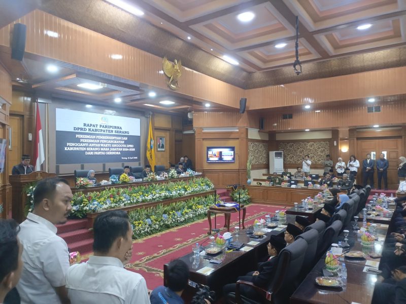 Kader Prabowo di DPRD Kabupaten Serang, Resmi Dilantik Sebagai Pengganti Antarwaktu