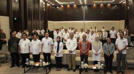 Bupati Serang, Ratu Rachmatuzakiyah dalam membuka High Level Meeting Tim Percepatan dan Perluasan Digitalisasi. (Total Banten)