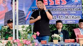 Anggota DPRD Kabupaten Serang, Azwar Anas Saat Di Lokasi Reses Masa Persidangan Ketiga
